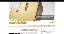 Desktop Screenshot of effie.org