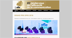Desktop Screenshot of effie.fr